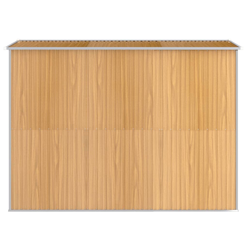Vrtno spremište svjetlosmeđe 192x274x223 cm pocinčani čelik