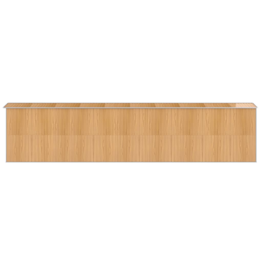 Vrtno spremište svjetlosmeđe 192 x 855 x 223 cm pocinčani čelik