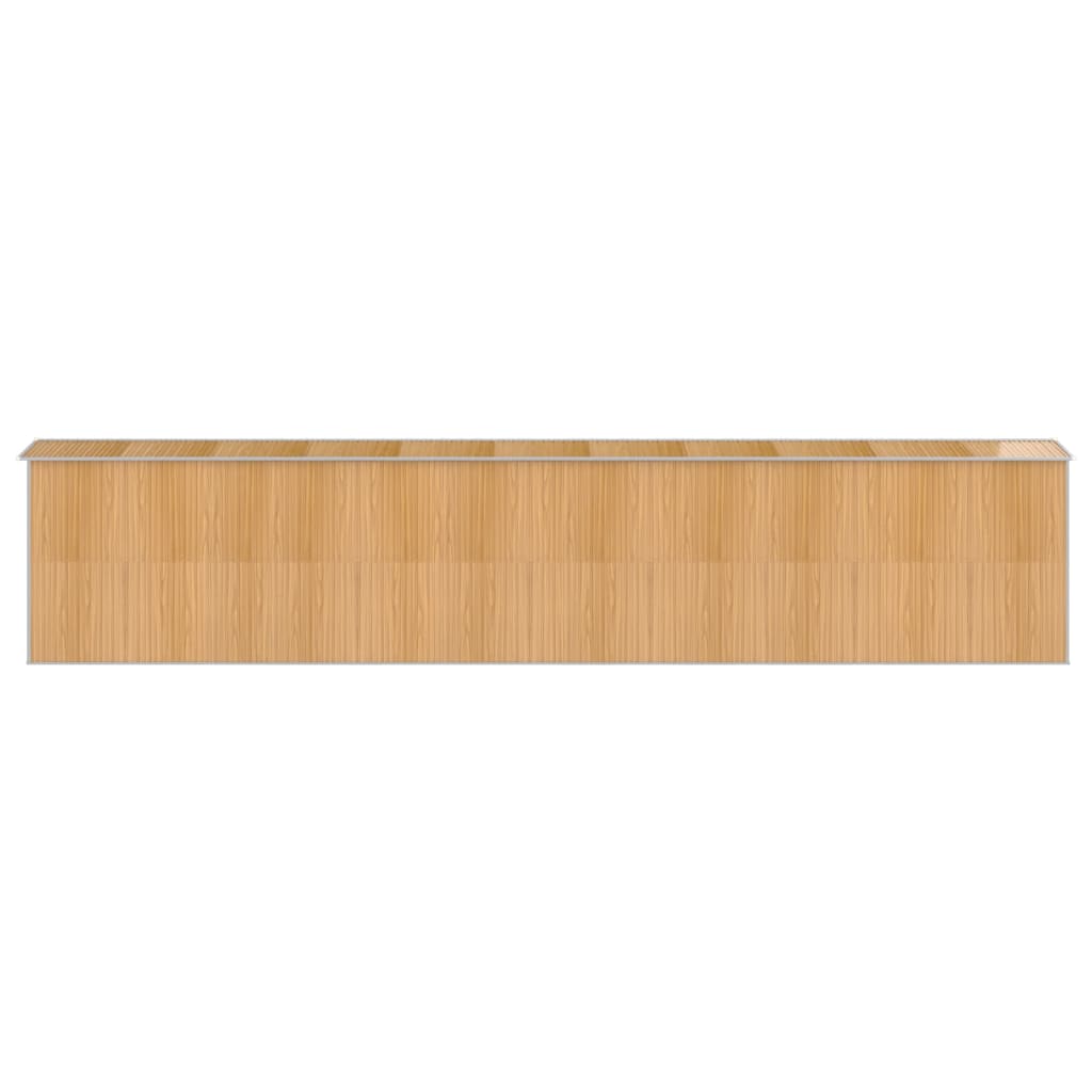 Vrtno spremište svjetlosmeđe 192x938x223 cm pocinčani čelik