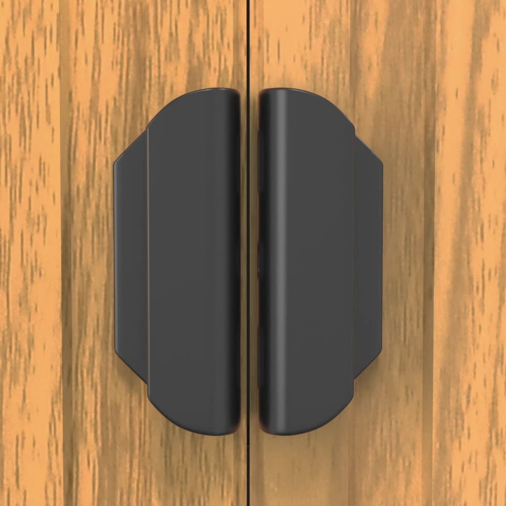 Vrtno spremište svjetlosmeđe 192x1021x223 cm pocinčani čelik