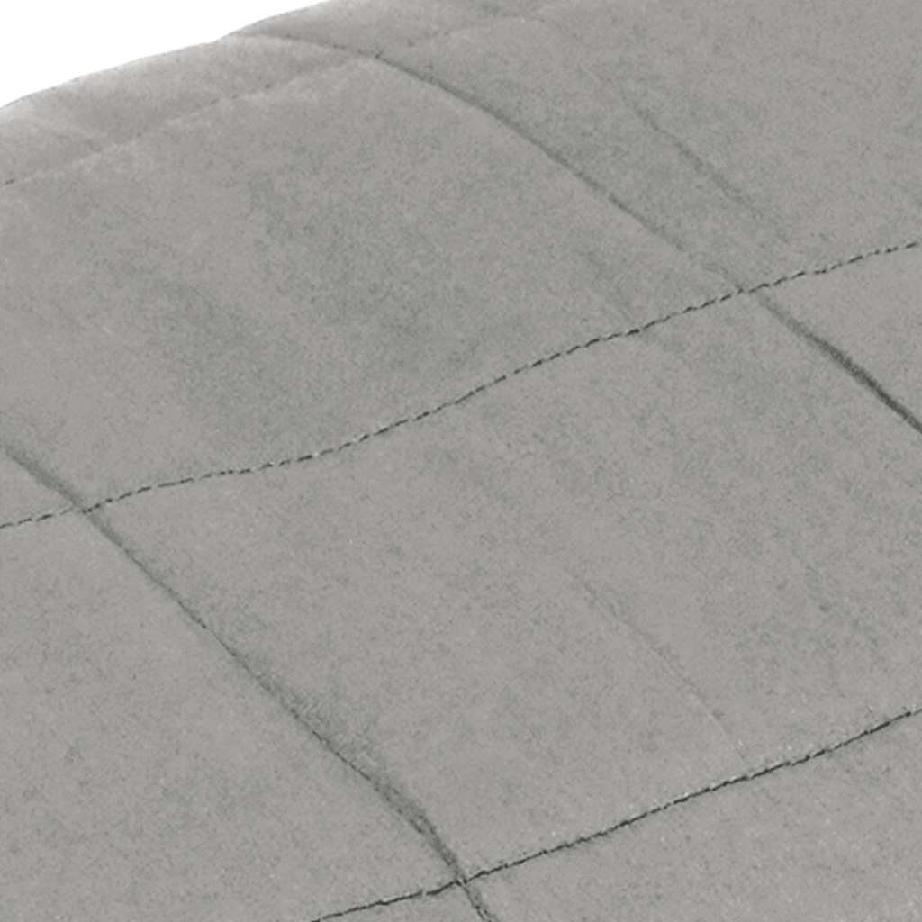 Teška deka siva 120 x 180 cm 9 kg od tkanine