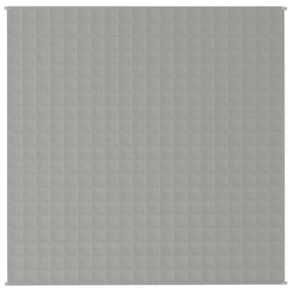 Teška deka siva 200x200 cm 9 kg od tkanine
