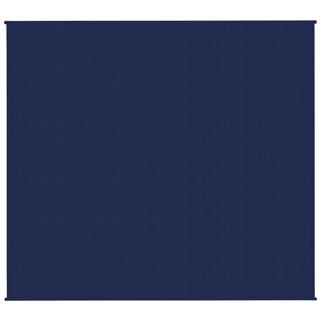 Teška deka plava 200x225 cm 13 kg od tkanine