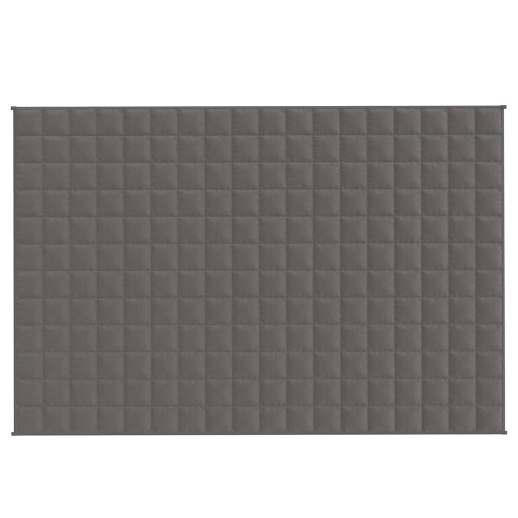 Teška deka siva 120 x 180 cm 5 kg od tkanine