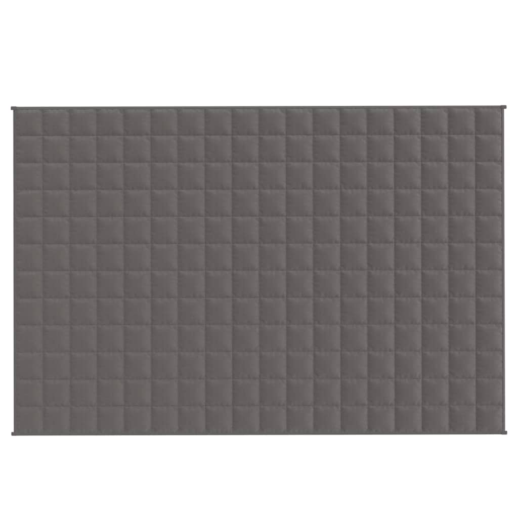 Teška deka siva 120 x 180 cm 9 kg od tkanine
