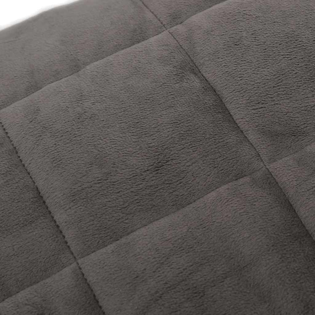 Teška deka siva 200x225 cm 9 kg od tkanine