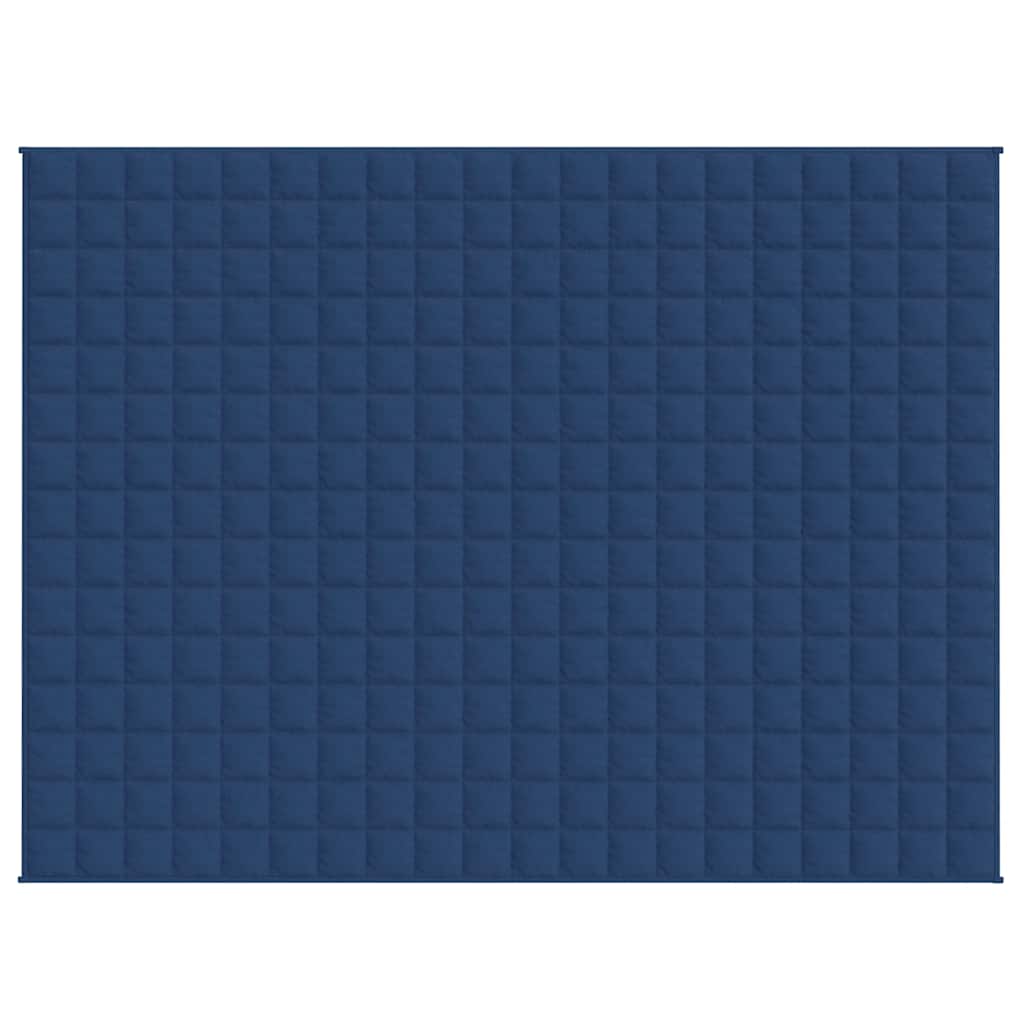 Teška deka plava 150x200 cm 7 kg od tkanine