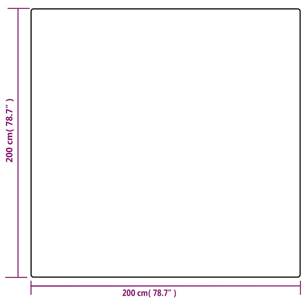 Teška deka s navlakom siva 200 x 200 cm 13 kg od tkanine