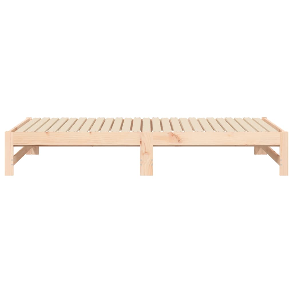 Dnevni ležaj na izvlačenje 2 x (90x190) cm od masivne borovine
