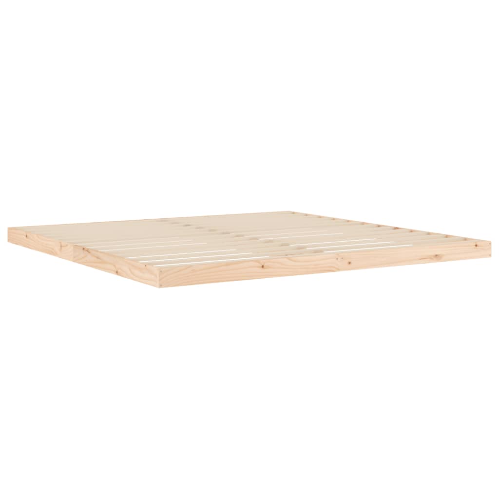 Okvir za krevet 200 x 200 cm od masivne borovine