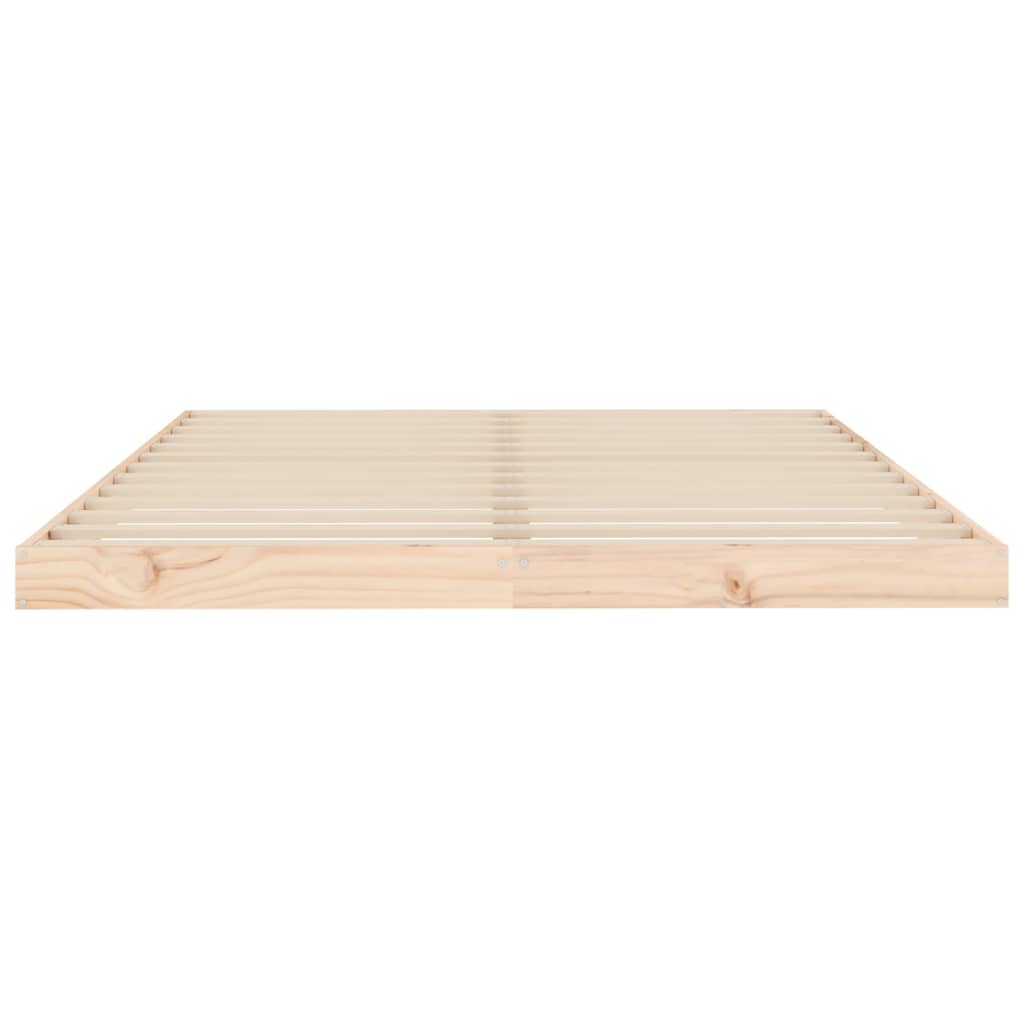 Okvir za krevet 140x190 cm od masivnog drva