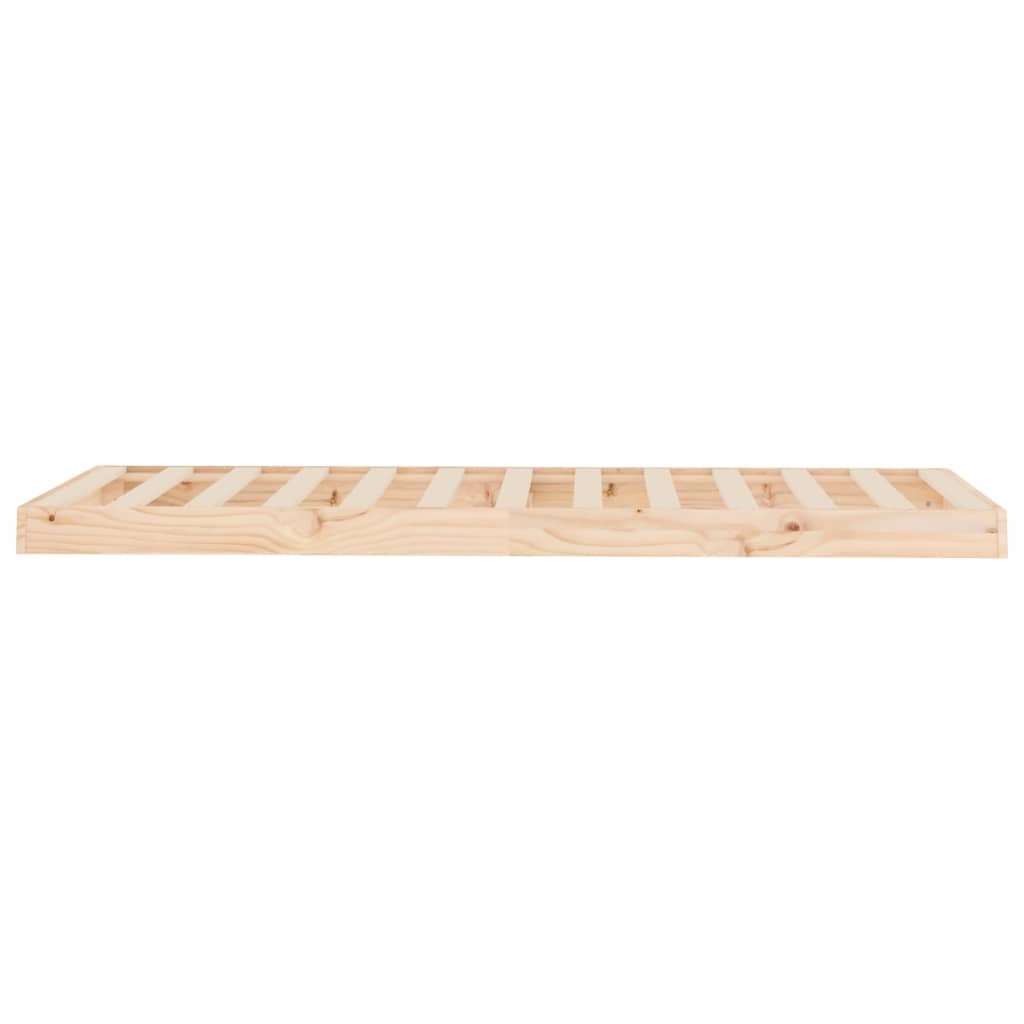 Okvir kreveta 75 x 190 cm mali od masivne borovine