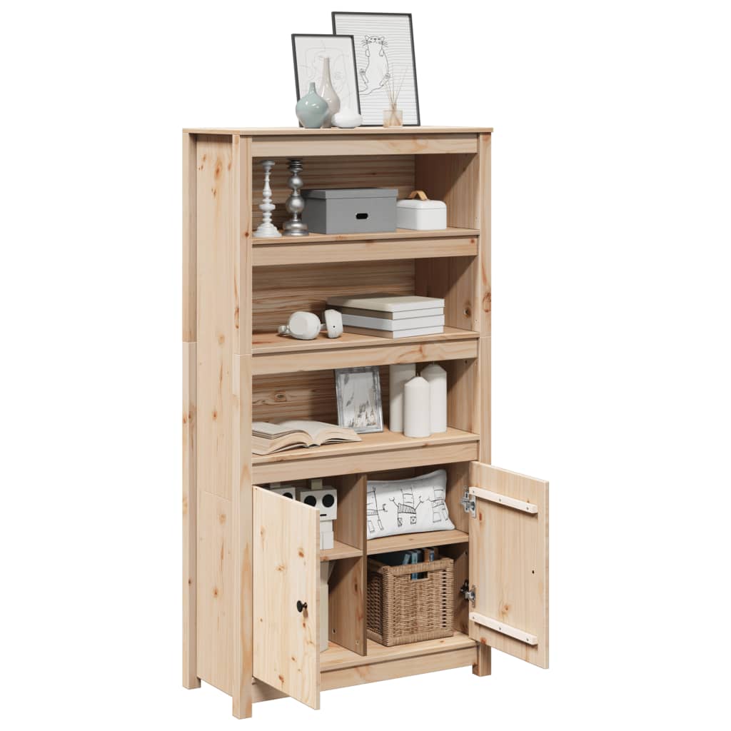 Visoka komoda 80 x 35 x 154 cm od masivne borovine