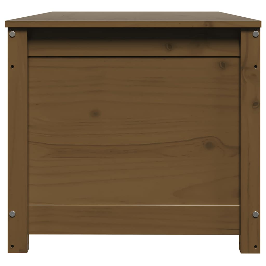Kutija za pohranu boja meda 110x50x45,5 cm od masivne borovine