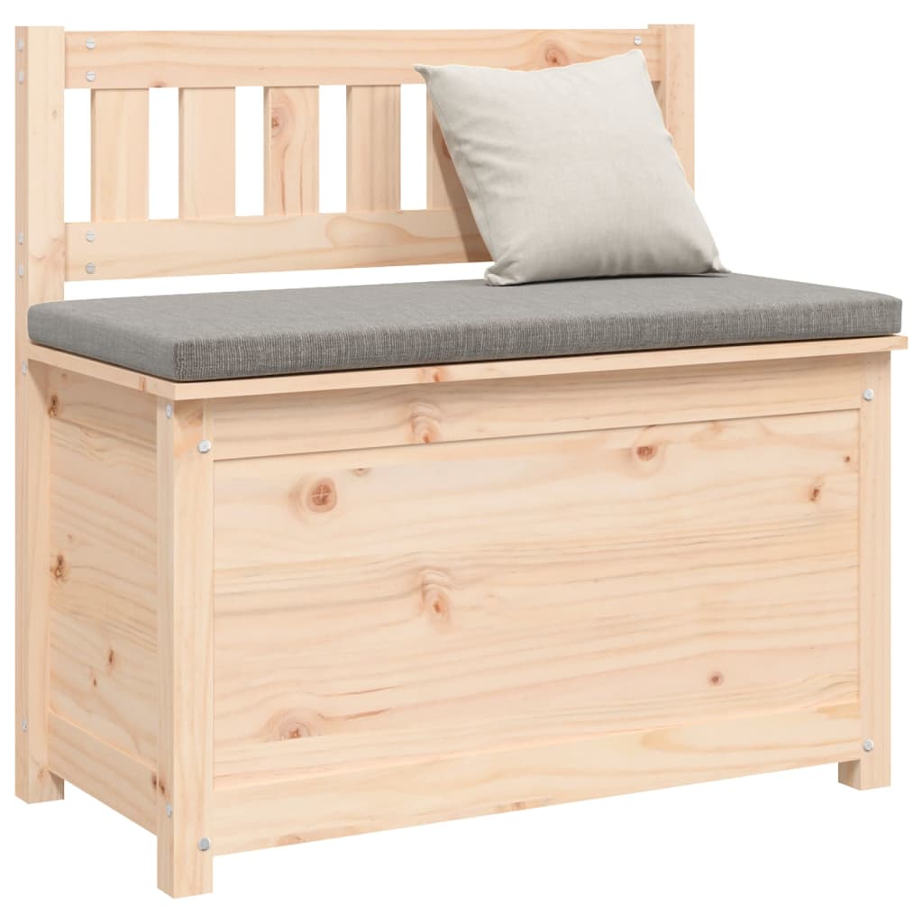 Klupa 80 x 41 x 77 cm od masivne borovine