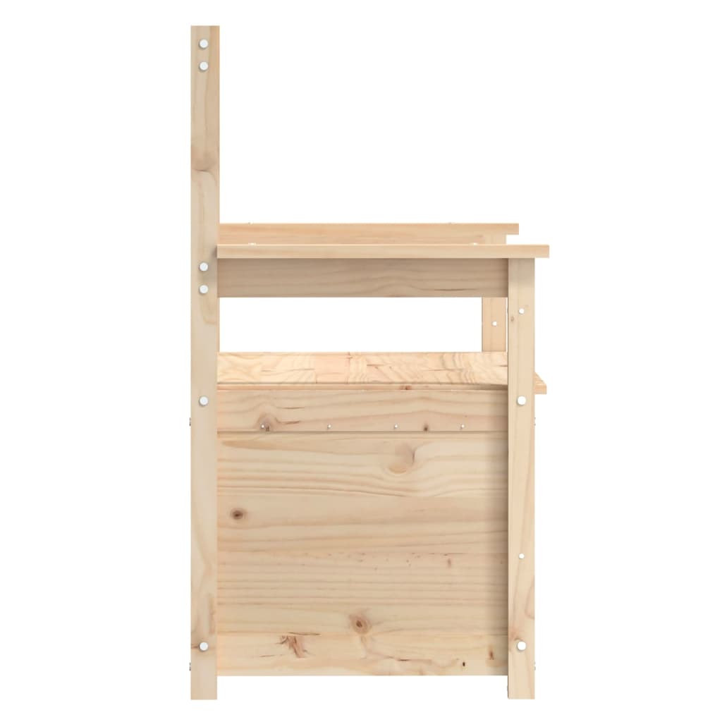 Klupa 112,5 x 51,5 x 96,5 cm od masivne borovine