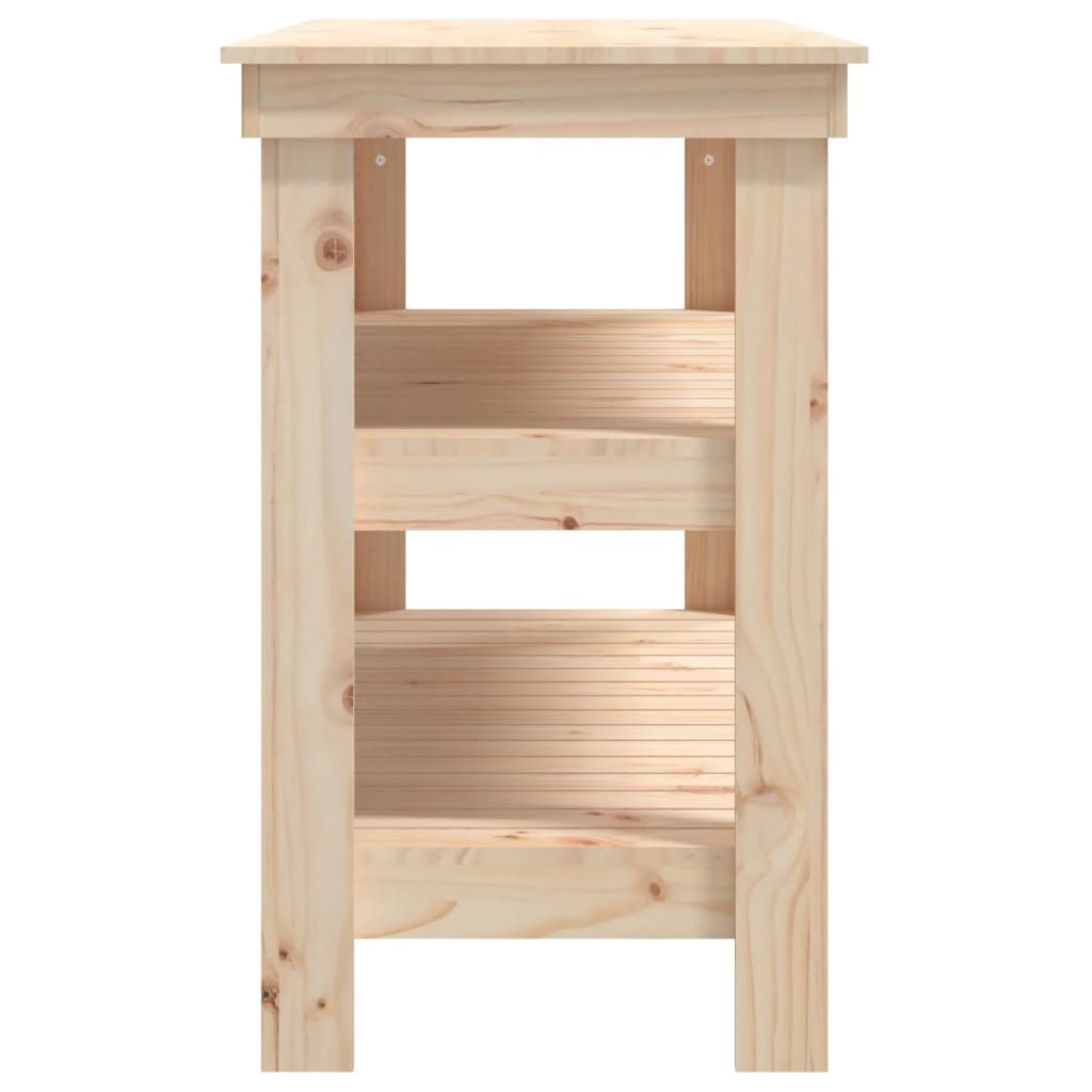Radni stol 110,5 x 50 x 80 cm od masivne borovine