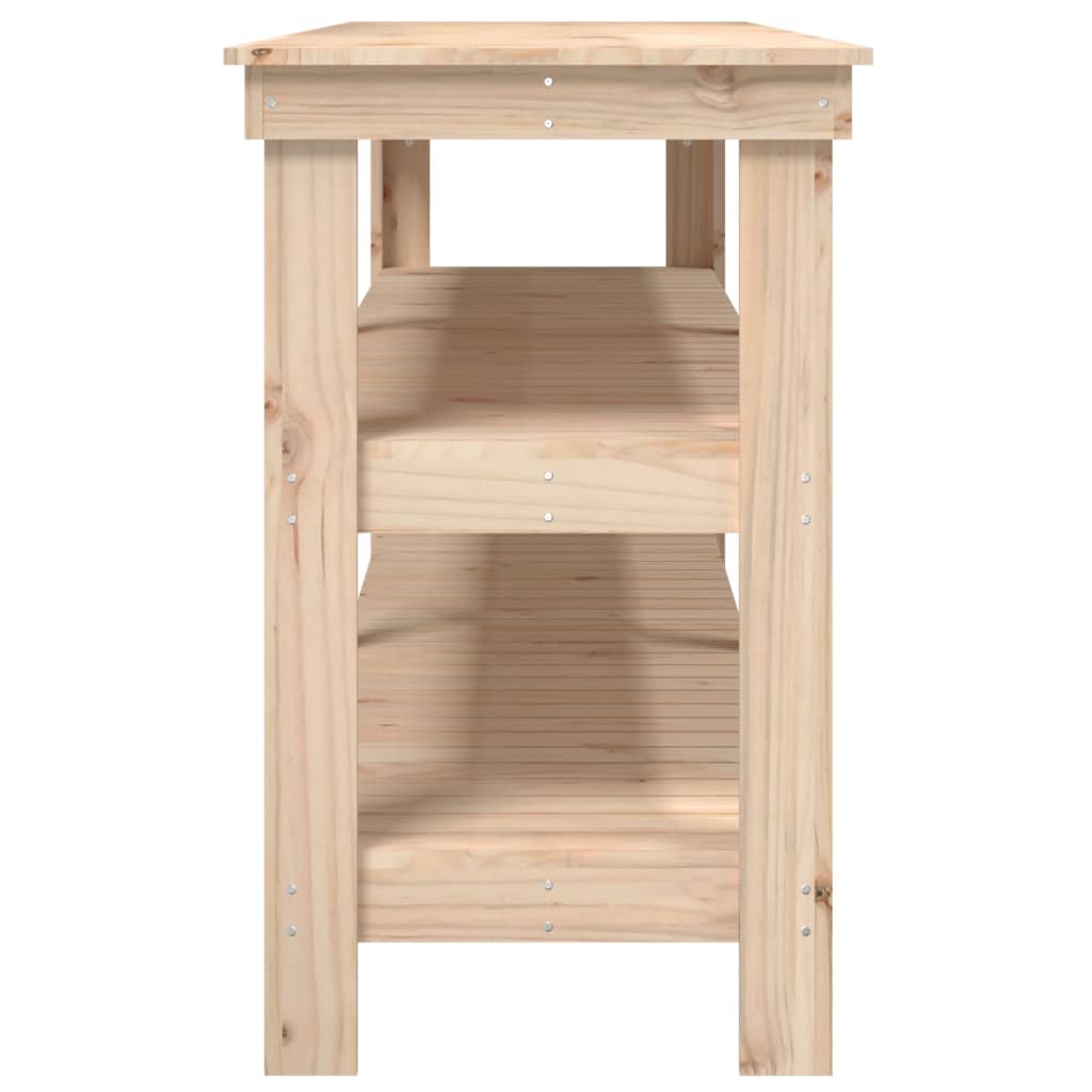 Radni stol 181 x 50 x 80 cm od masivne borovine