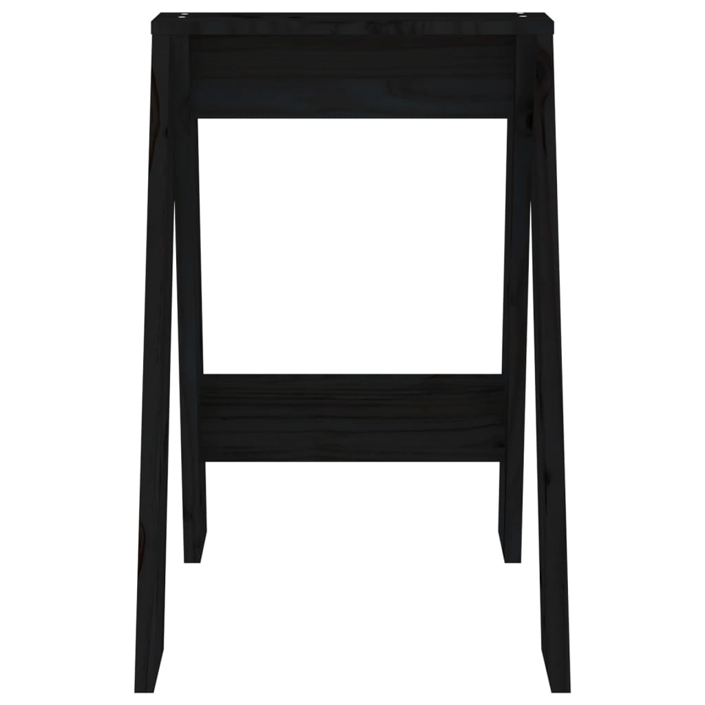 Stolci 2 kom bijeli 40x40x60 cm od masivne borovine