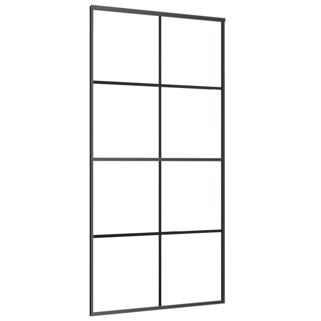 Klizna vrata s priborom 102,5x205 cm od stakla ESG i aluminija
