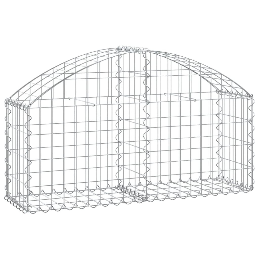 Gabionska košara s lukom 100x30x40/60 cm pocinčano željezo