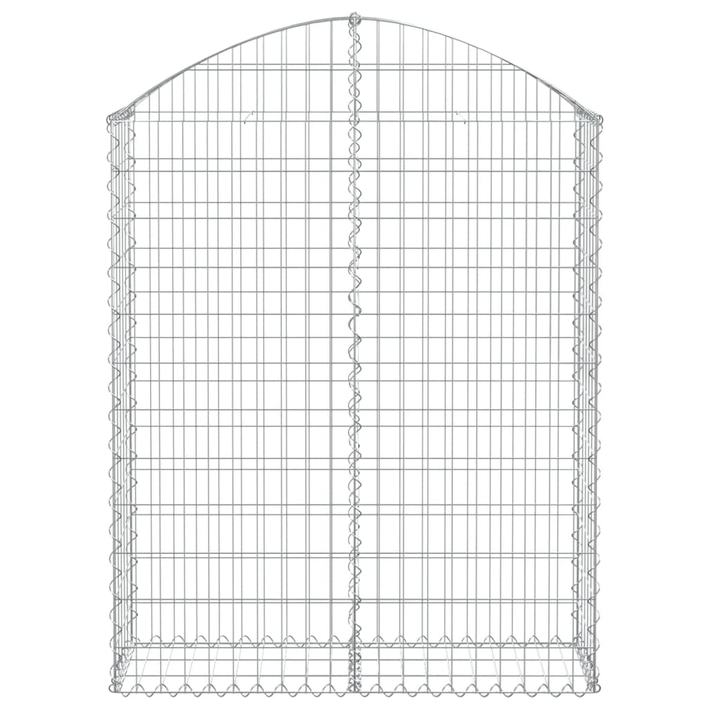 Gabionska košara s lukom 100x30x120/140 cm pocinčano željezo