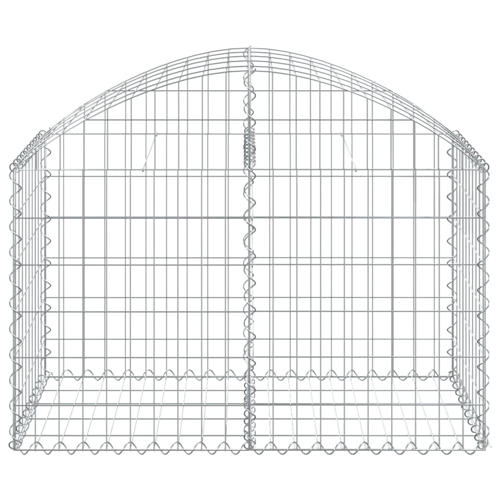 Gabionska košara s lukom 100x50x60/80 cm pocinčano željezo