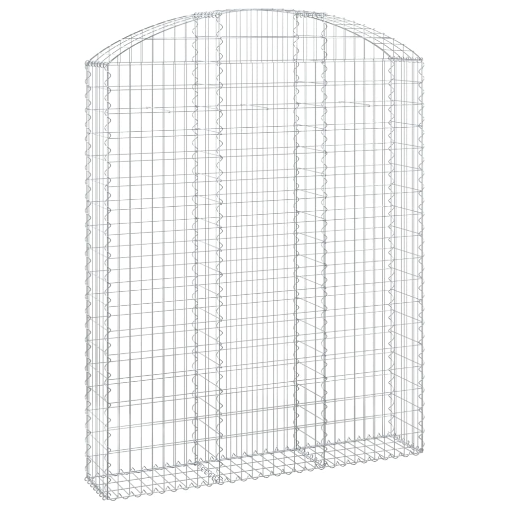 Gabionska košara s lukom 150x30x180/200 cm pocinčano željezo