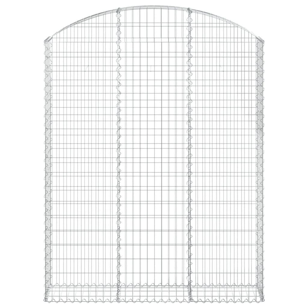 Gabionska košara s lukom 150x30x180/200 cm pocinčano željezo