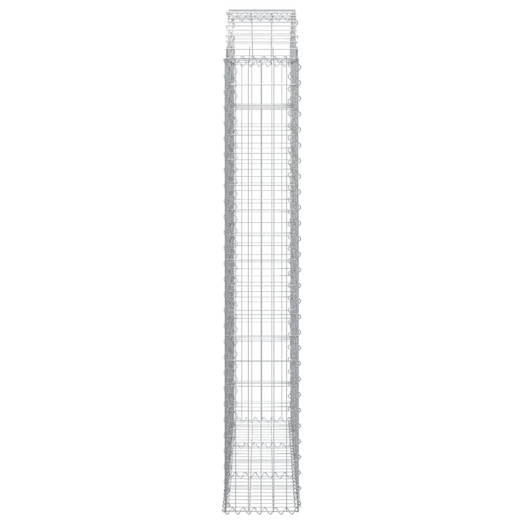 Gabionska košara s lukom 150x30x180/200 cm pocinčano željezo
