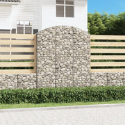 Gabionska košara s lukom 150x30x180/200 cm pocinčano željezo