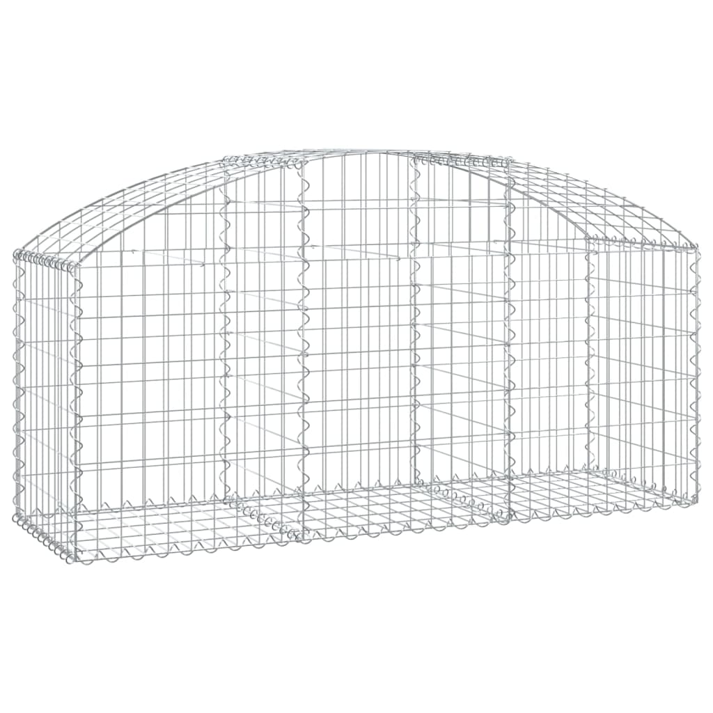 Gabionska košara s lukom 150x50x60/80 cm pocinčano željezo