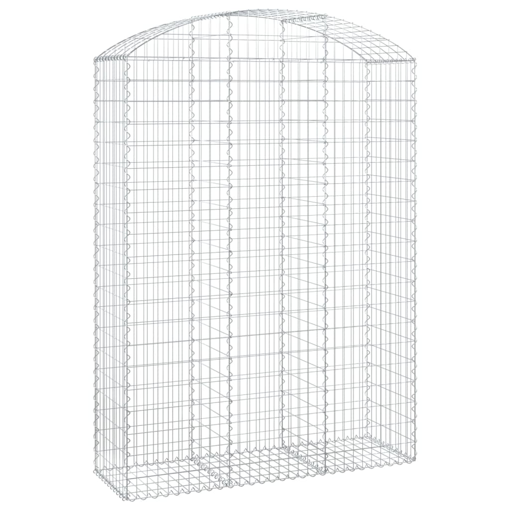 Gabionska košara s lukom 150x50x200/220 cm pocinčano željezo
