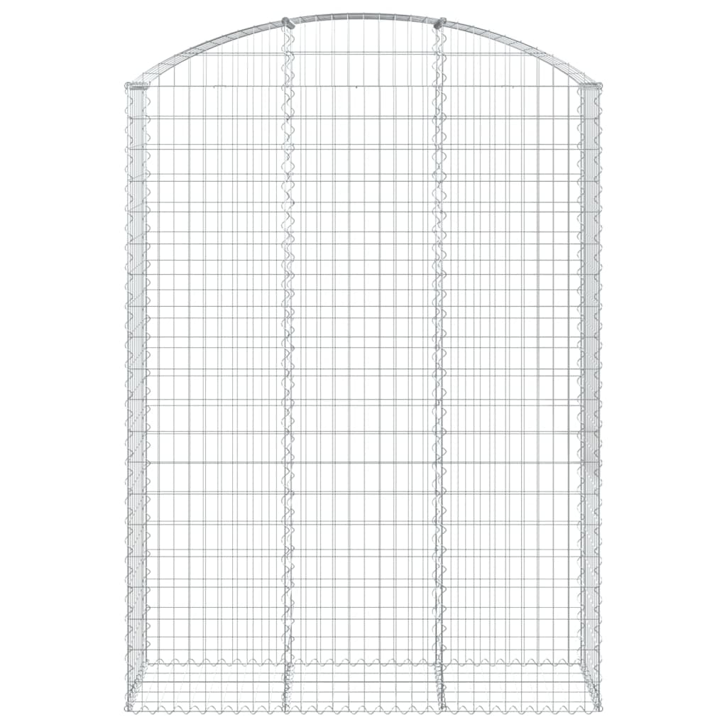 Gabionska košara s lukom 150x50x200/220 cm pocinčano željezo