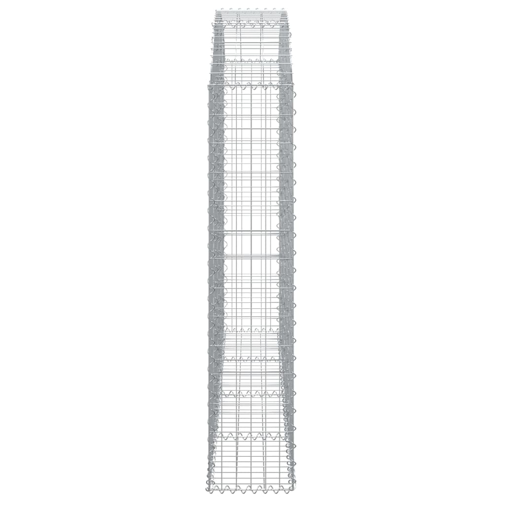 Gabionska košara s lukom 200x30x140/160 cm pocinčano željezo