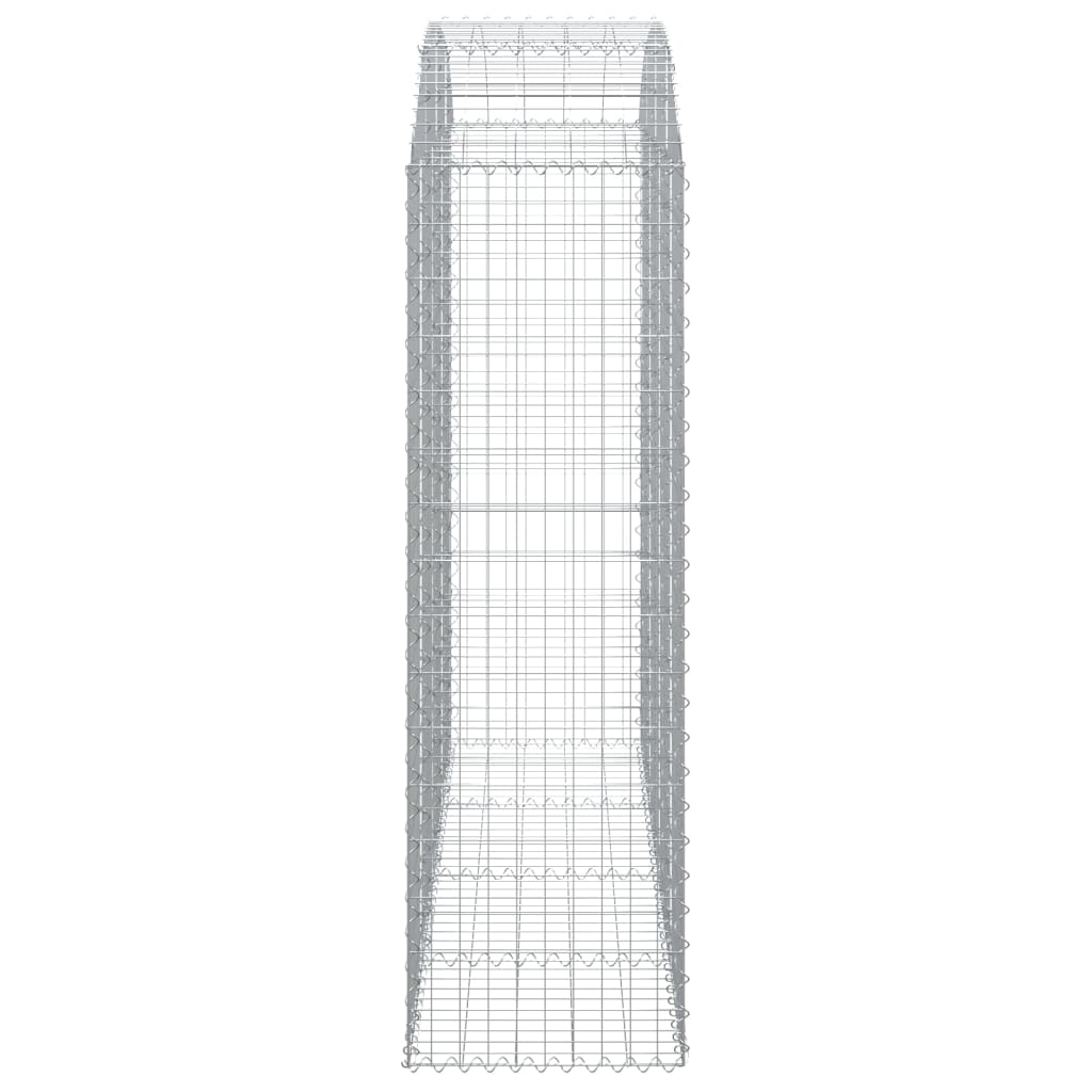 Gabionska košara s lukom 200x50x160/180 cm pocinčano željezo