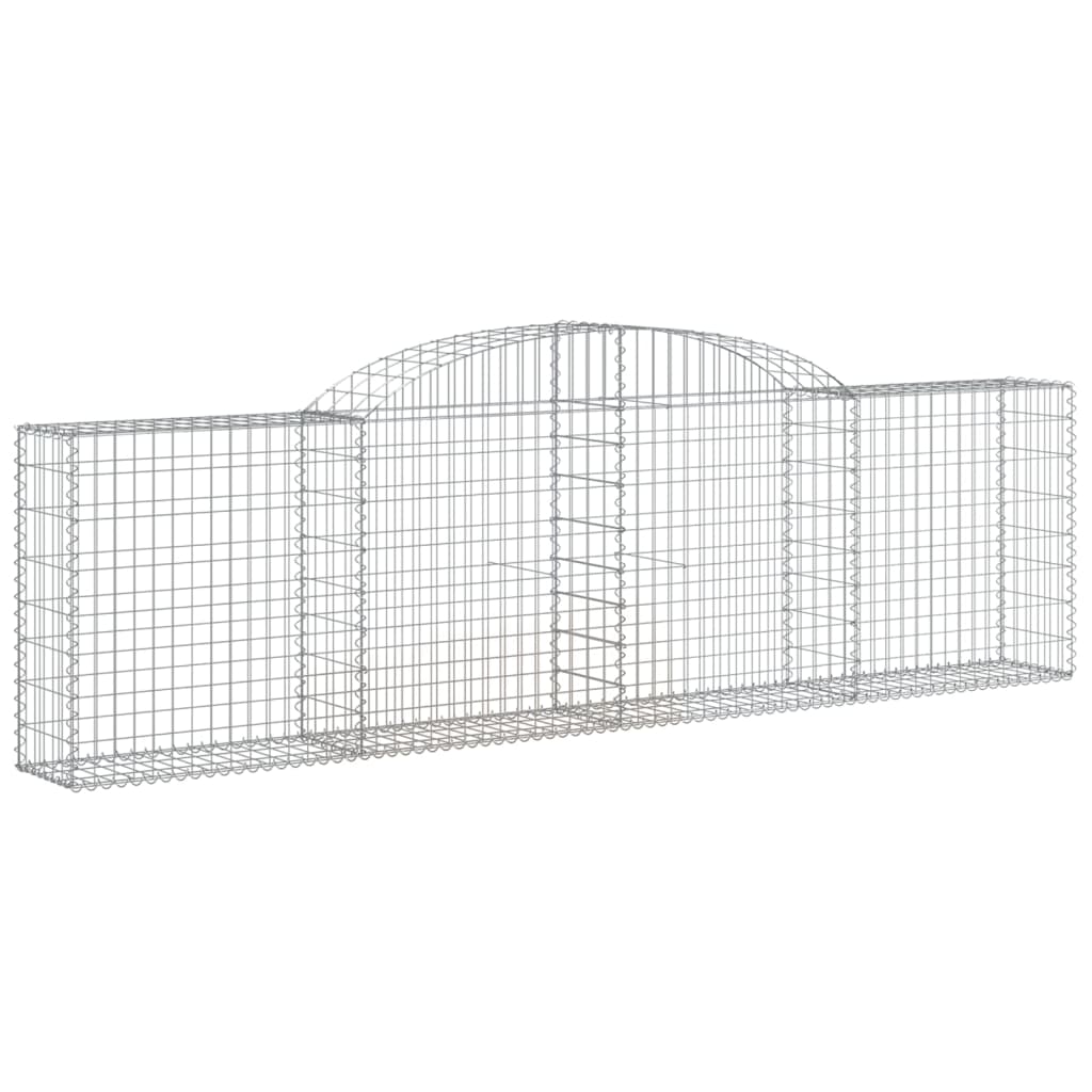 Gabionska košara s lukom 300x30x80/100 cm pocinčano željezo