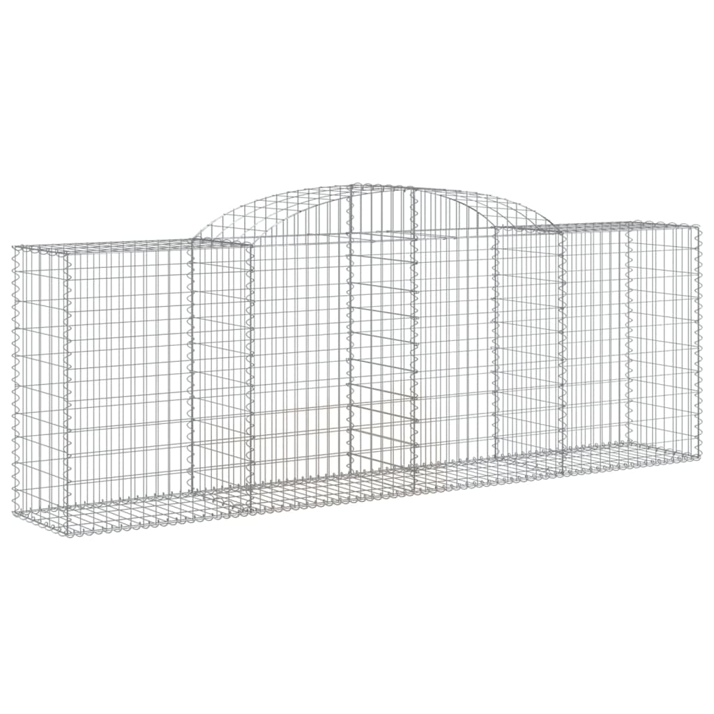 Gabionska košara s lukom 300x50x100/120 cm pocinčano željezo