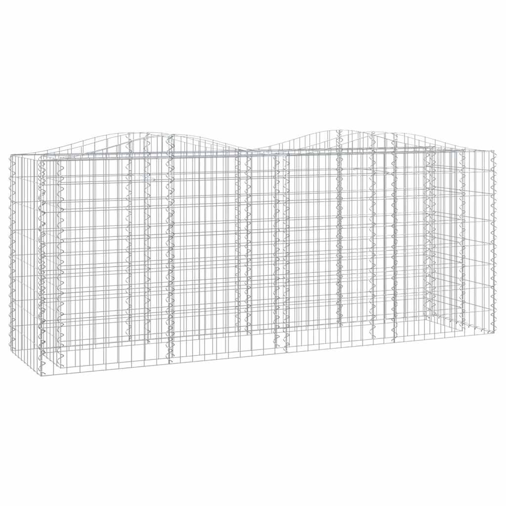 Lučna gabionska povišena gredica 200x50x100cm pocinčano željezo