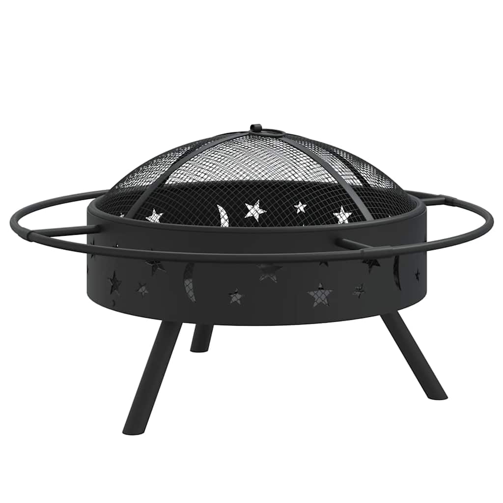 Posuda za vatru sa žaračem 70 cm XXL čelična