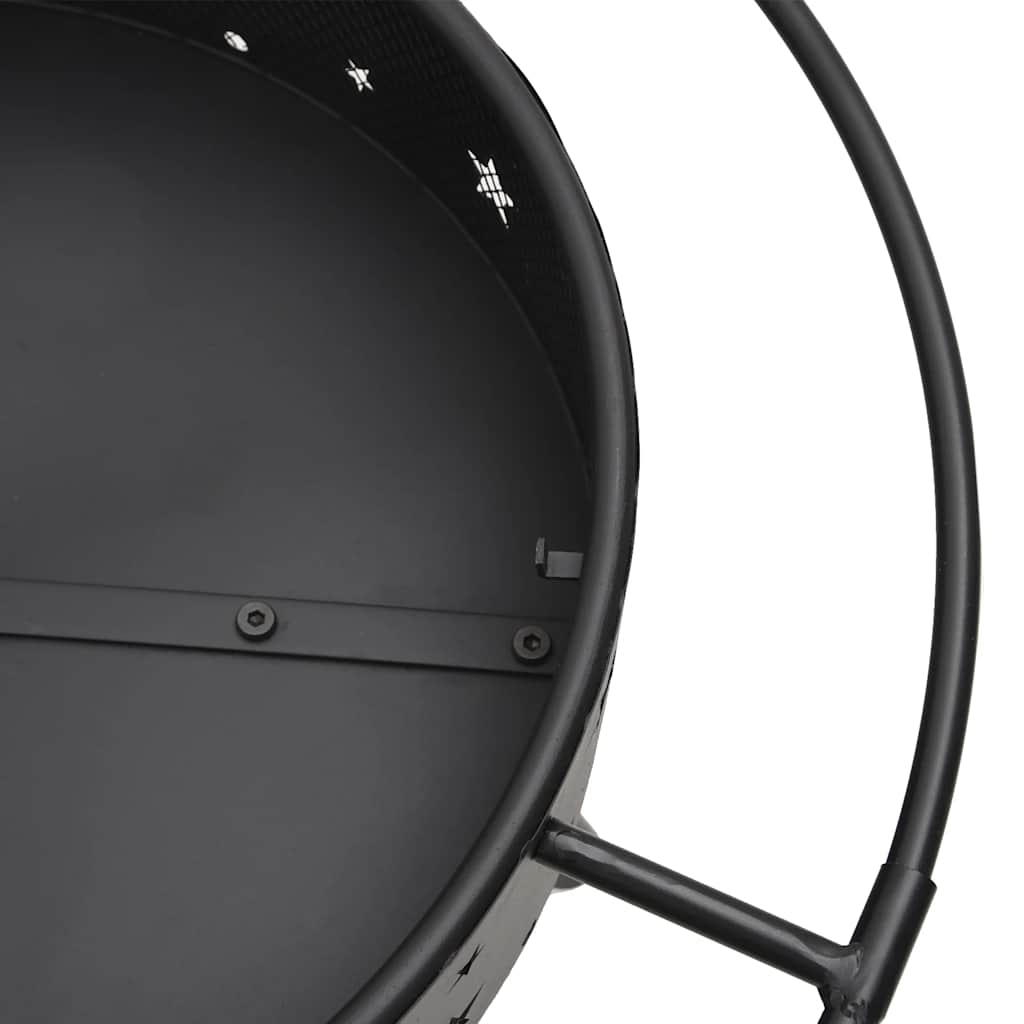 Posuda za vatru sa žaračem 70 cm XXL čelična