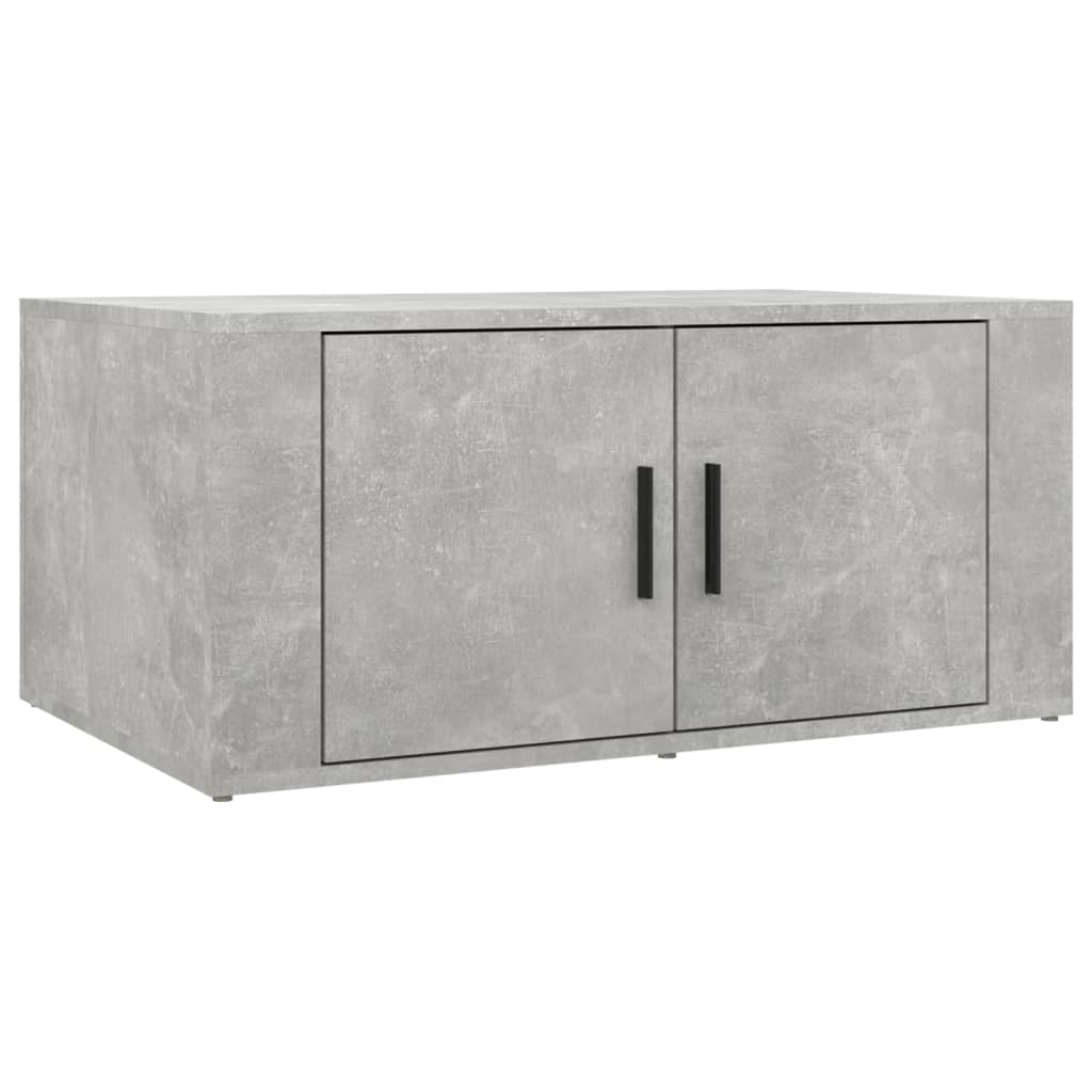 Stolić za kavu boja betona 80x50x36 cm konstruirano drvo