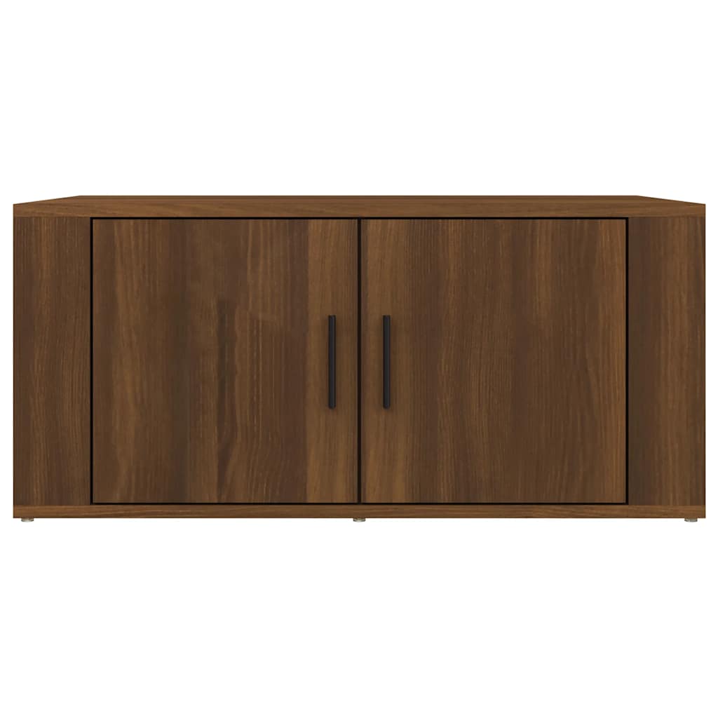 Stolić za kavu Smeđa hrasta 80x50x36 cm konstruirano drvo