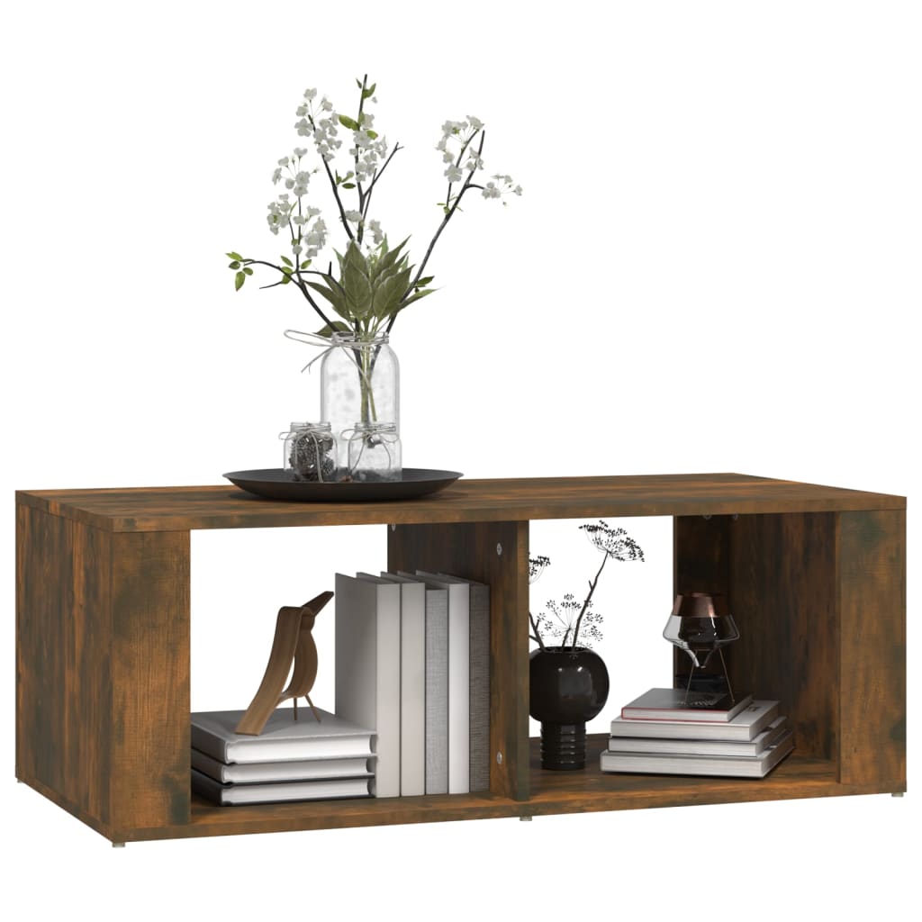 Stolić za kavu boja hrasta 100 x 50 x 36 cm konstruirano drvo