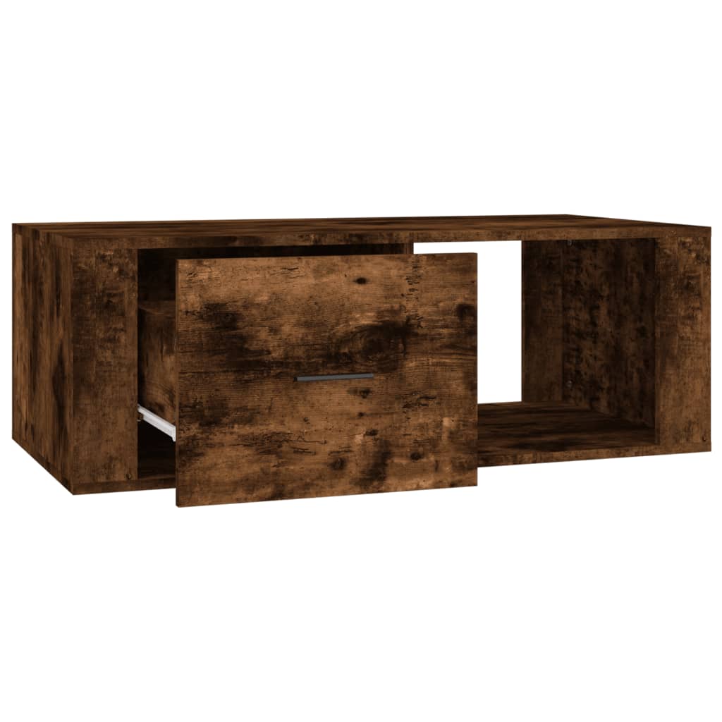 Stolić za kavu boja hrasta 100x50,5x35 cm konstruirano drvo