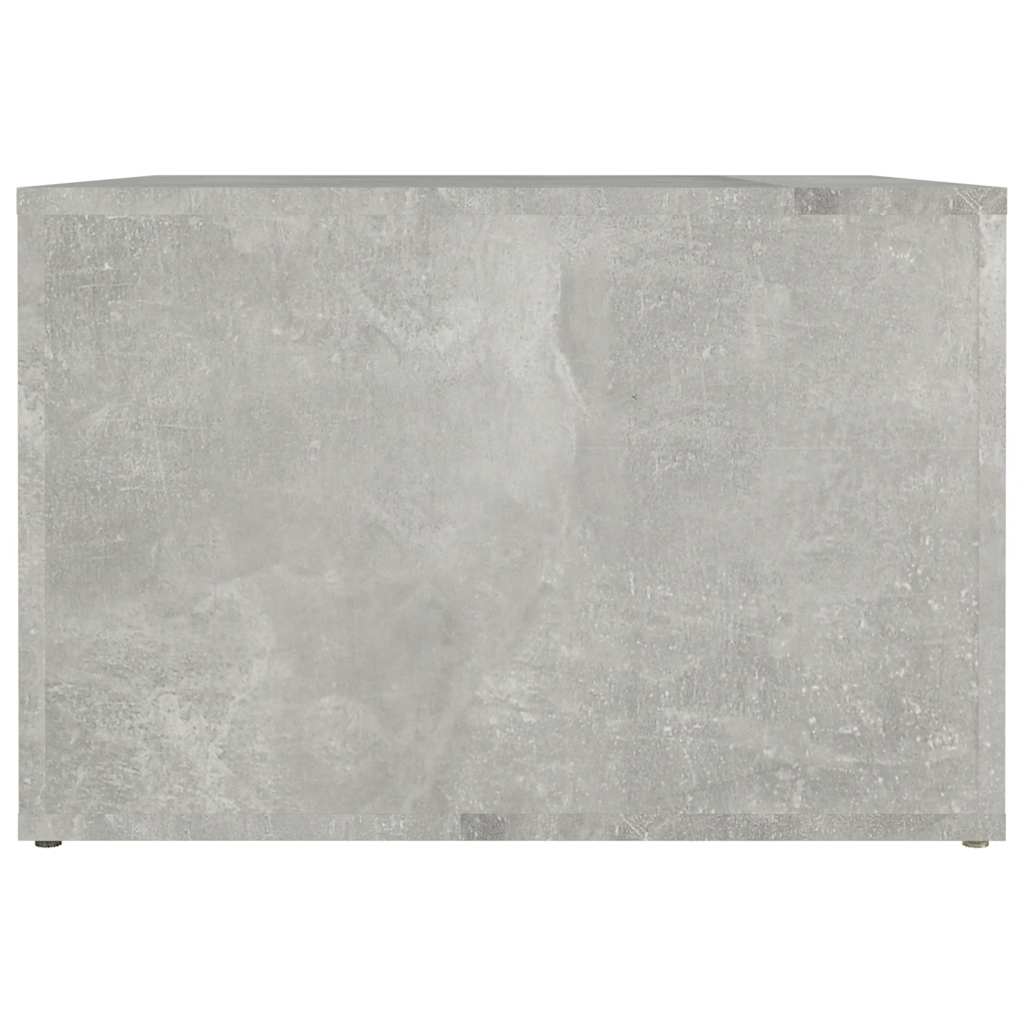 Noćni ormarić siva boja betona 57x55x36 cm konstruirano drvo