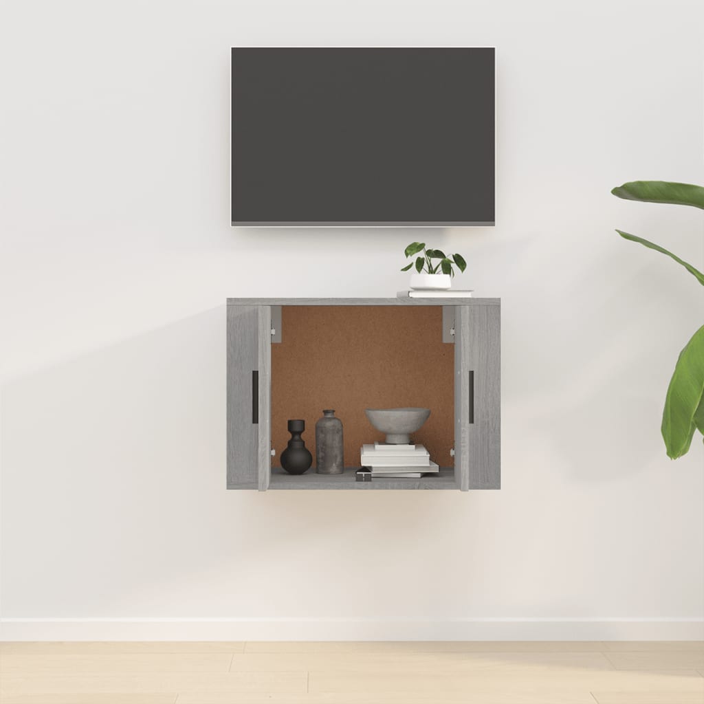 Zidni TV ormarić Boja sivog hrasta sonome 57x34,5x40 cm