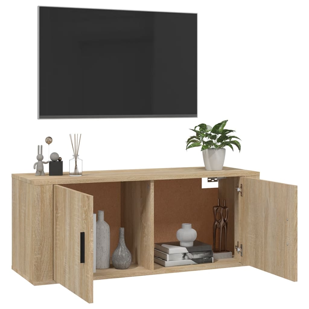 Zidni TV ormarić Boja hrasta sonome 100 x 34,5 x 40 cm
