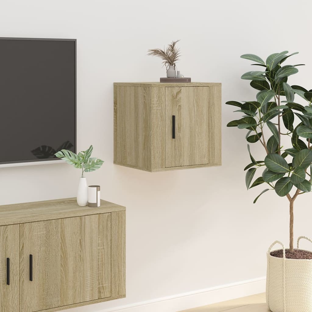 Zidni TV ormarići 2 kom boja hrasta sonome 40 x 34,5 x 40 cm