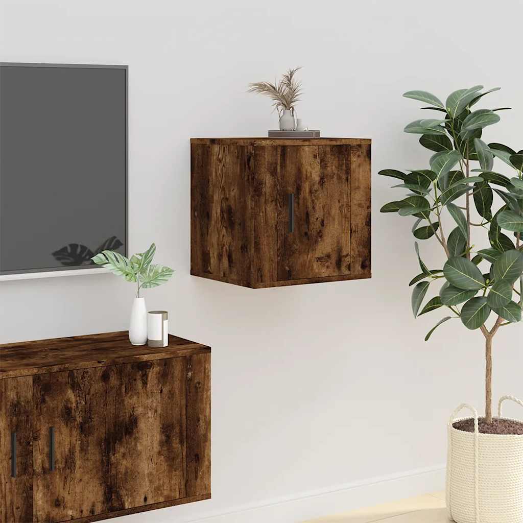 Zidni TV ormarić Boja dimljenog hrasta 40x34,5x40 cm